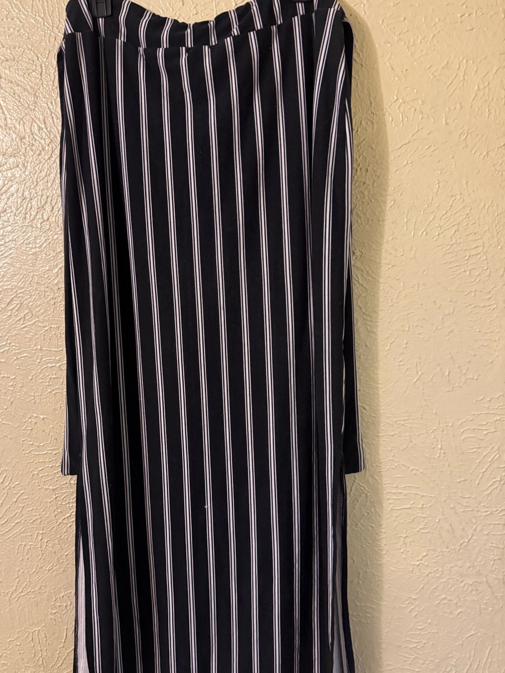 Rue21 Size XL Striped Maxi Skirt with Side Slits
